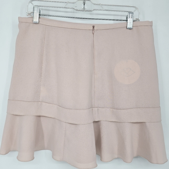 See By Chloe Jupe Mini Skirt Womens 40 Blush Luxury Office Career New - Picture 3 of 9